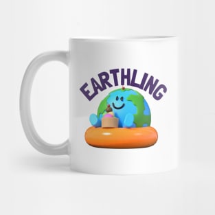 Earthling Loving Summer - A Design for a Cute and Fun Mug